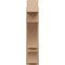Ekena Millwork 7 1/2-in W x 22-in D x 34-in H Balboa Block Rough Cedar Woodgrain TimberThane Outlooker, Primed Tan OUTUR075X22X34BOA44RCPR - alternate 2